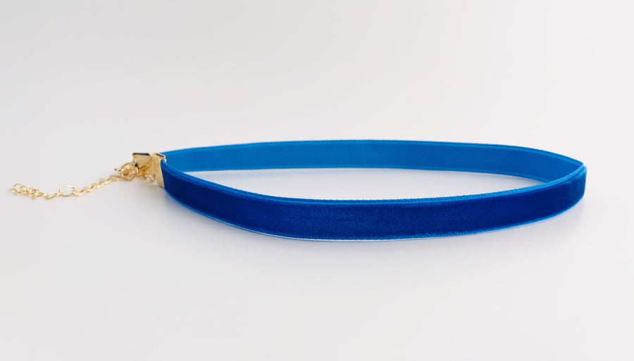 Velvet Necklace | Dahlak Blue