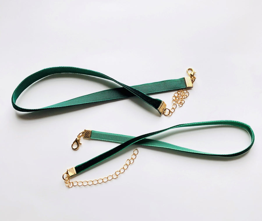 Velvet Necklace | Nakfa Green